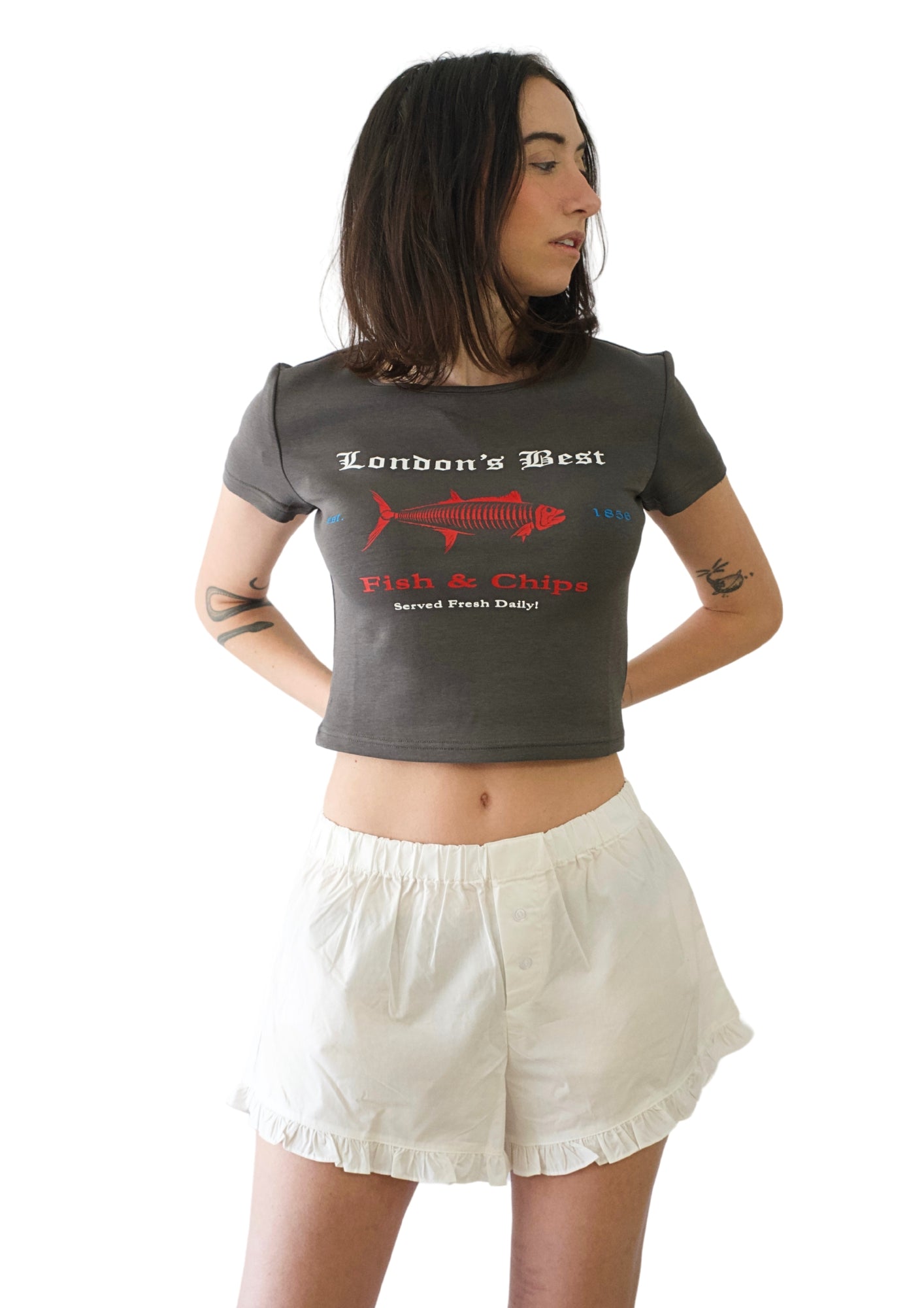 Ruffle Boxer Shorts