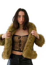 Snake Print Layered Cami