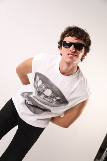 Retro Lips Grills Sleeveless T-Shirt